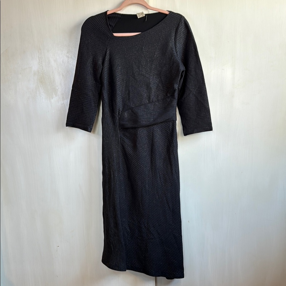 Akemi + Kin for Anthropologie Small Black and Silver Dress